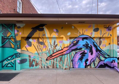 East Moline Heron Mural